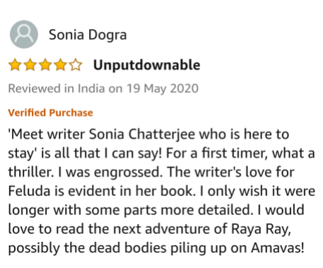Review by Sonia Dogra