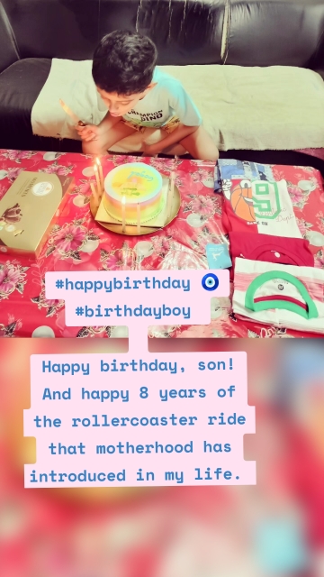 #happybirthday 🧿 #birthdayboy Happy birthday, son! And happy 8 years of the rollercoaster ride that motherhood has introduced in my life.